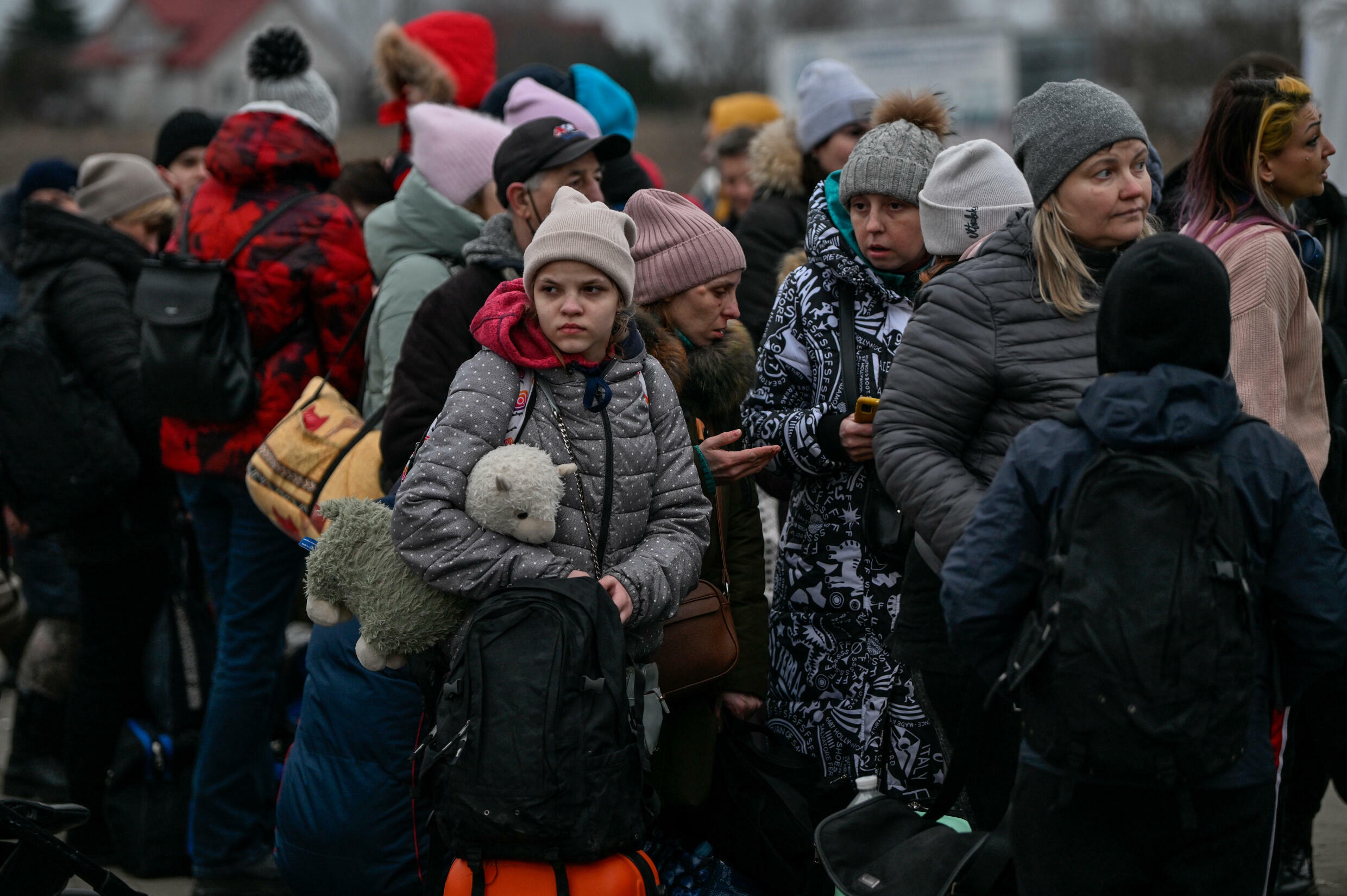 Беженки с украины фото