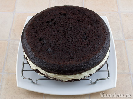 «Дьявольский» шоколадный торт — 12 шаг