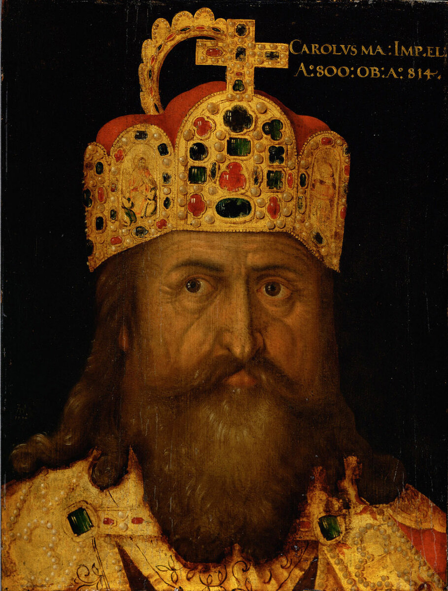 Неизестный художник «Портрет короля франков Карла Великого» / Музей истории искусств, Австрия