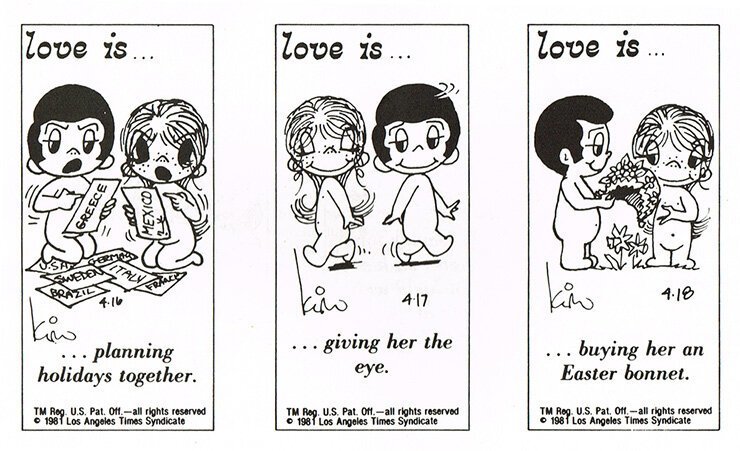 История создания комиксов «Love is…»