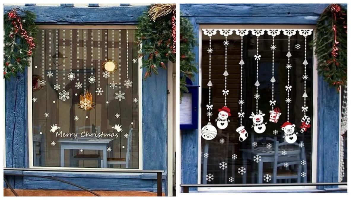 Украшения на окна к Новому году: 13 идей для праздничного настроения идеи для дома,новогодний декор,полезные советы