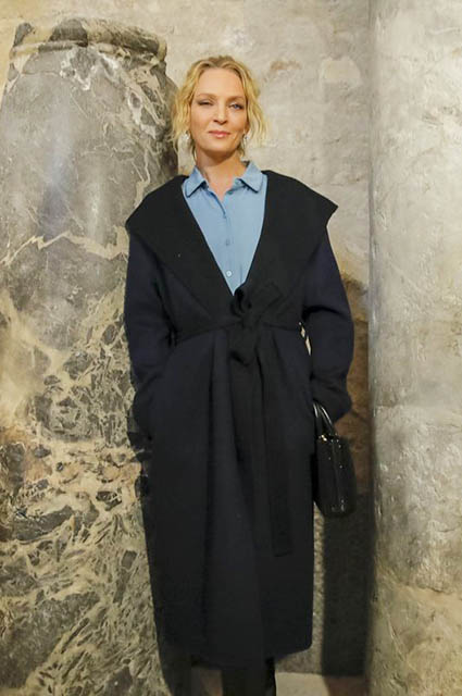 Неделя моды в Париже: Ума Турман, Азия Ардженто, Джиджи Хадид и другие на показе Lanvin осень-зима 2019/2020 Новости моды