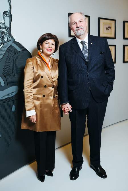 посол Аргентины в РФ Рикардо Эрнесто Лагорио с супругой 