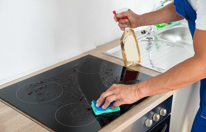 7 способов чистки стеклокерамической плиты, которые не причинят ей вреда полезные советы,уборка