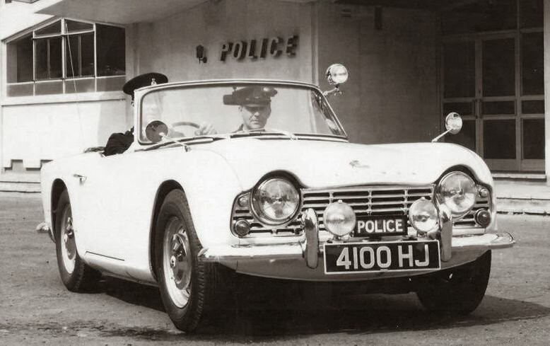 Triumph TR4 английских полицейских, уцелевший в единственном экземпляре