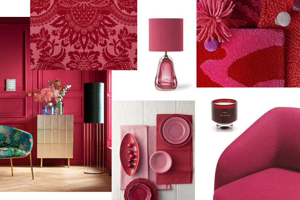 Viva Magenta: цвет 2023 в интерьере идеи для дома,интерьер и дизайн