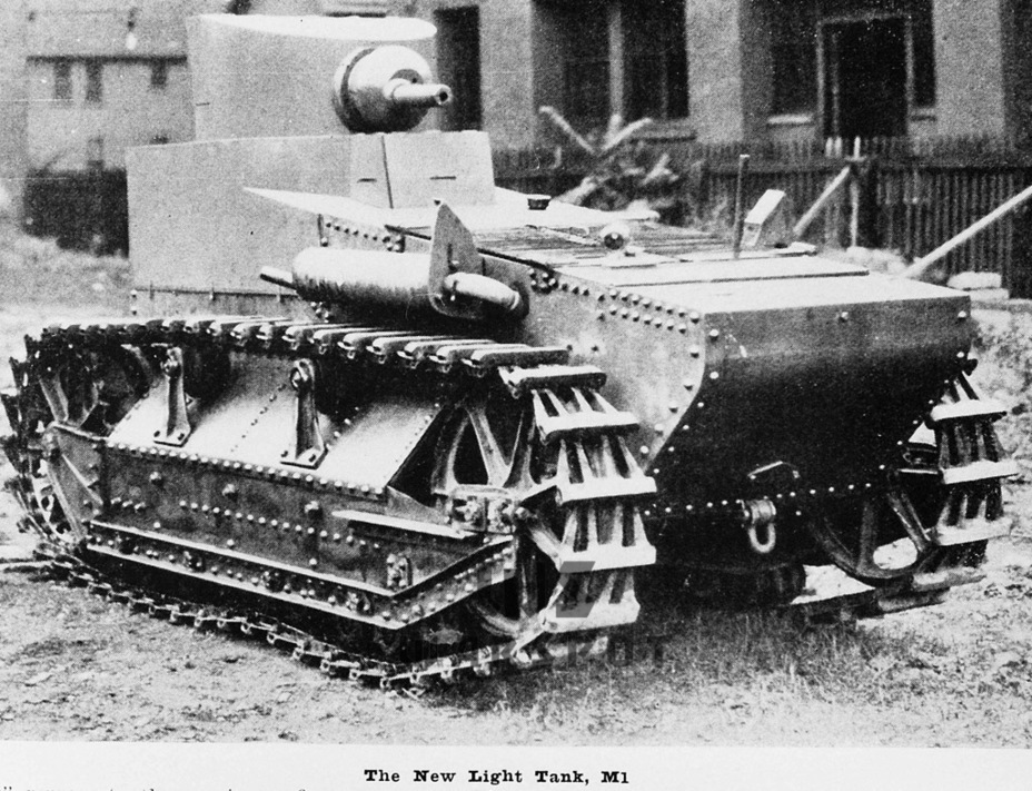 ​Первый опытный образец Light Tank T1. В заметке от 1928 года эта машина именовалась как Light Tank M1, но продержалось это обозначение очень недолго - Серый кардинал американского танкостроения | Warspot.ru