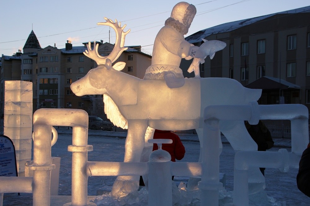 XIV Международный фестиваль ледовой скульптуры «Полярная рапсодия».