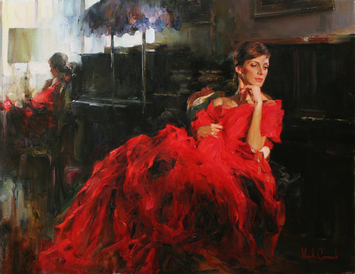 И как её за это не любить..? Michael & Inessa Garmash Живопись