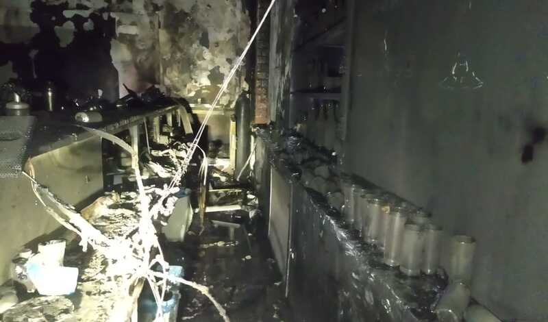 В Казани сгорел караоке-бар