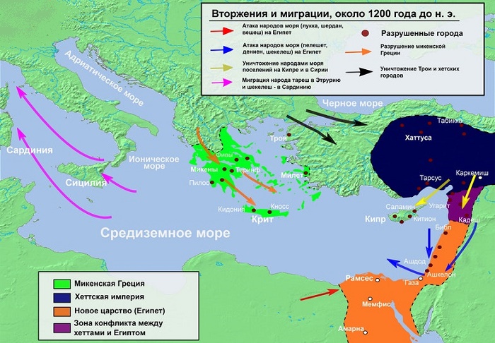 Миграции, вторжения и разрушения в конце бронзового века / Фото: was.media.com