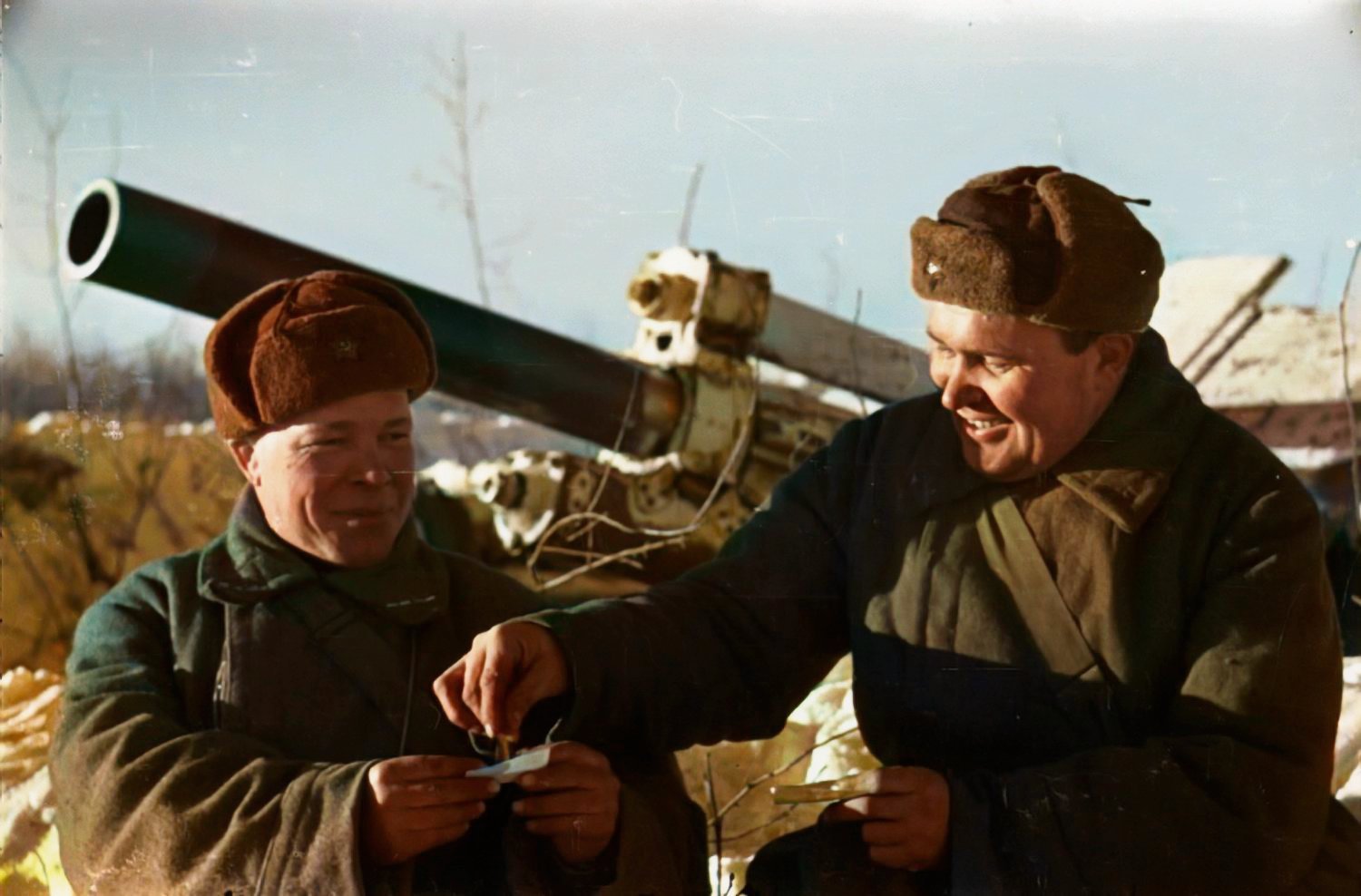 Люди фронта или герои Великой Отечественной войны. Исторические фотографии в цвете. история