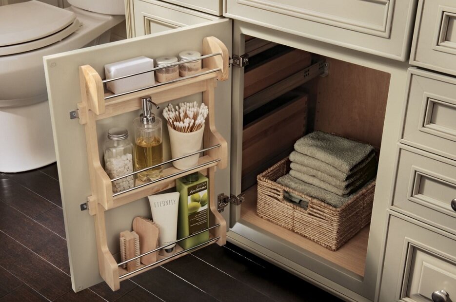 Как заставить маленькую ванную вместить необъятное. 6 «умных» идей хранения Как заставить маленькую ванную вместить необъятное. 6 «умных» идей хранения идеи для дома,интерьер и дизайн