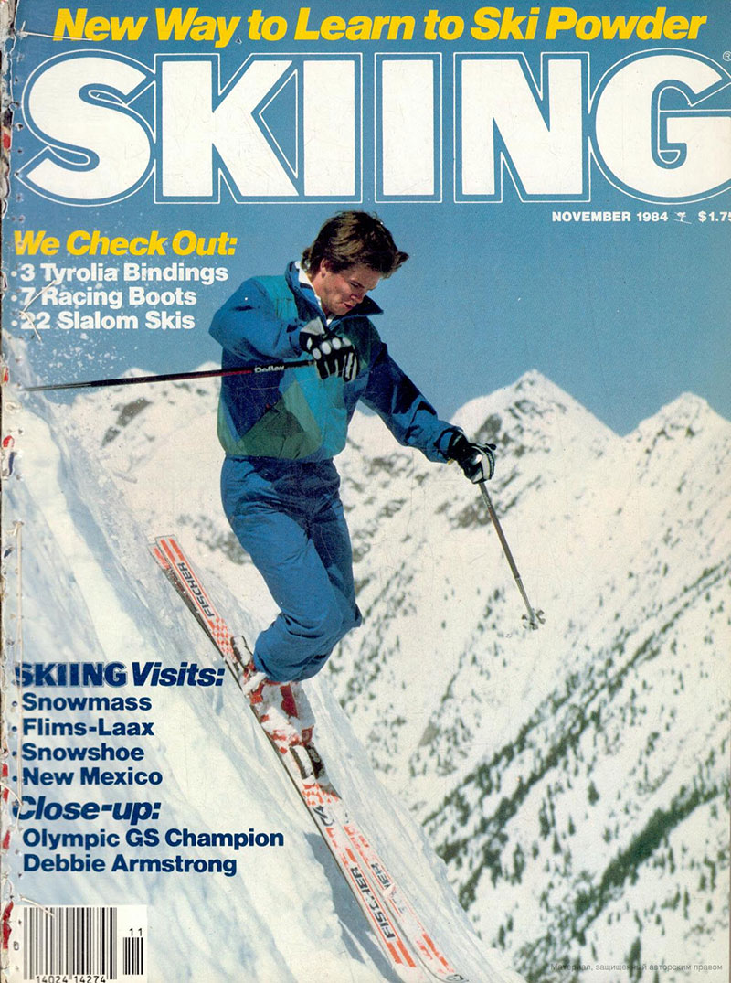 Журнал «Skiing», ноябрь 1984