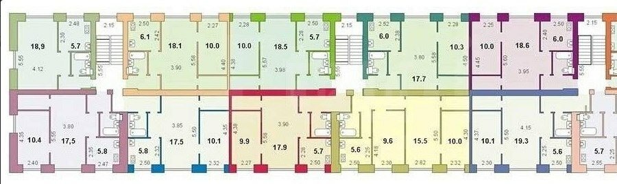 План бти высота потолков