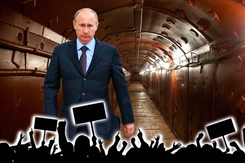 Путин из бункера