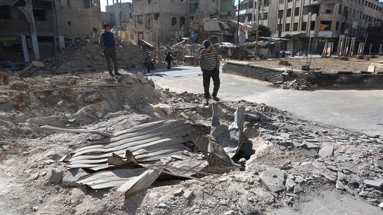 Сирия: боевики обстреляли квартал Баб-Тума  в Дамаске, три человека ранены