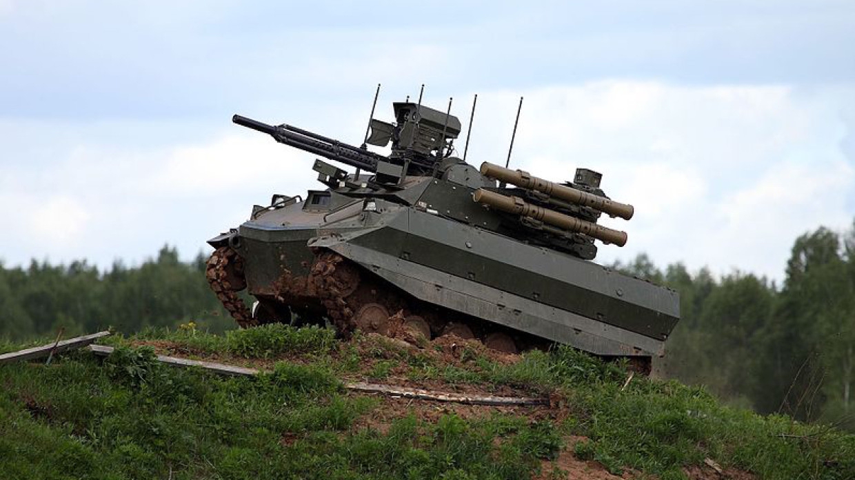 Робот ПВО планируют создать на базе комплекса «Уран-9»