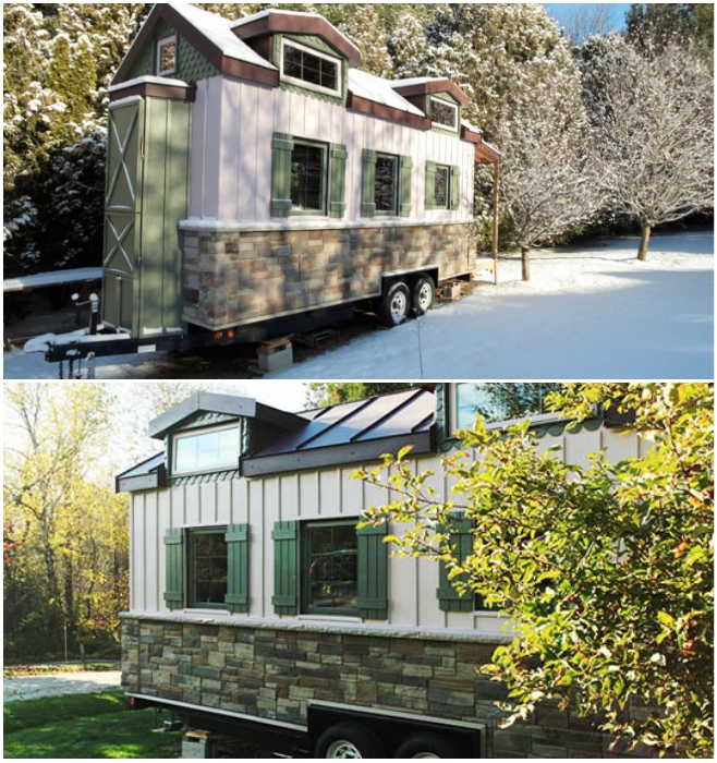 Донат Плентер гордится тем, что его крошечный дом хоть похож на настоящий. | Фото: tiny-house.me.