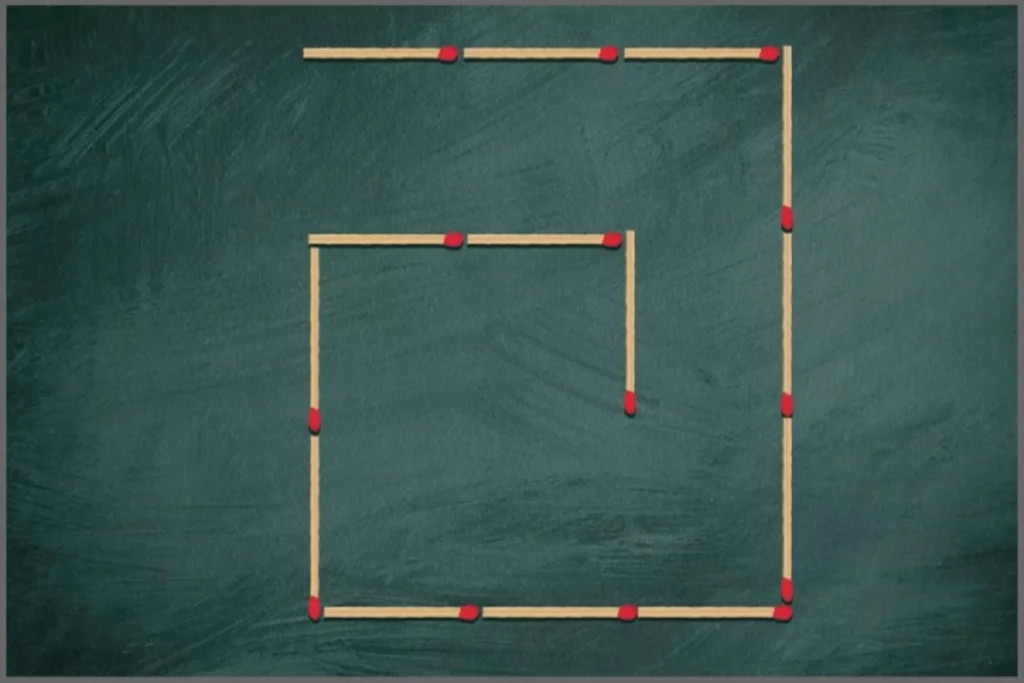Головоломка, которая заставит мозг скрипеть: надо получить два квадрата