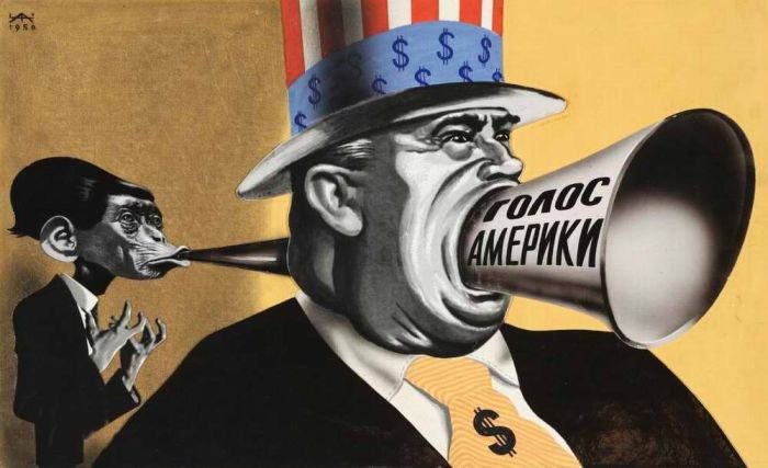 Советские антиамериканские плакаты (18 фото)