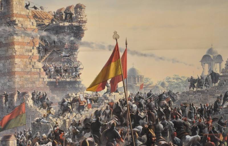 Как турки взяли Константинополь история