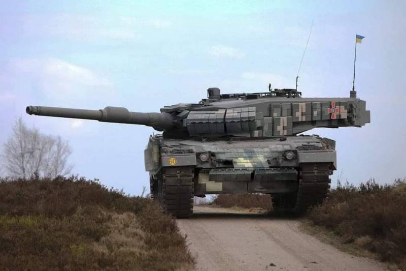 Взять лучшее из двух миров: ВСУ оснащают немецкие танки «Леопард 2» советской динамической защитой «Контакт-1» оружие,танк