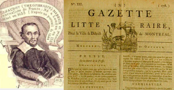Во Франции вышла газета под названием «La Gazette»