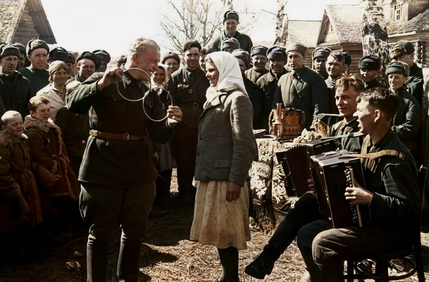 Люди фронта или герои Великой Отечественной войны. Исторические фотографии в цвете. история