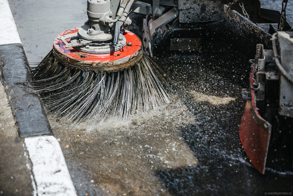 Как моют Москву Как моют Москву