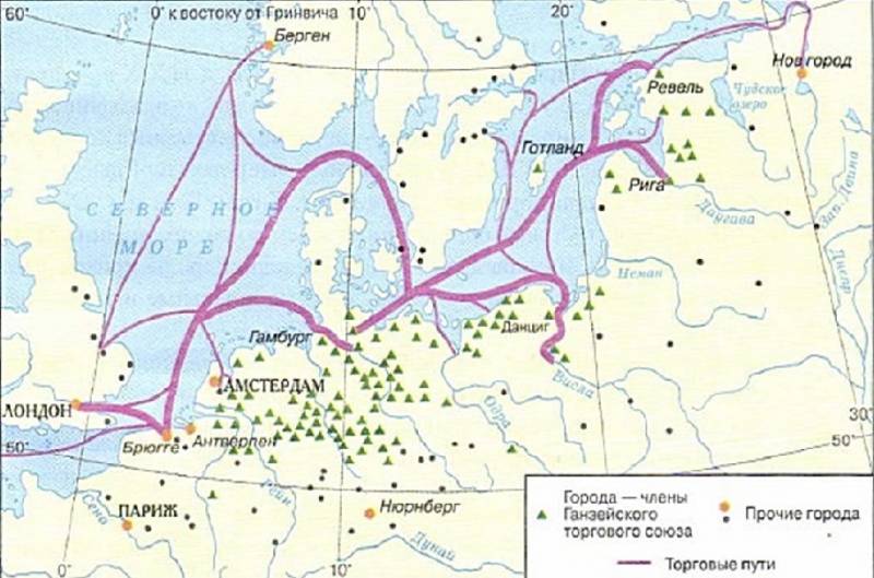 Новгород и Ганза – история мифа