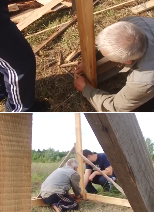 Незрячий сын собственноручно построил новый дом для своей 86-летней мамы дом