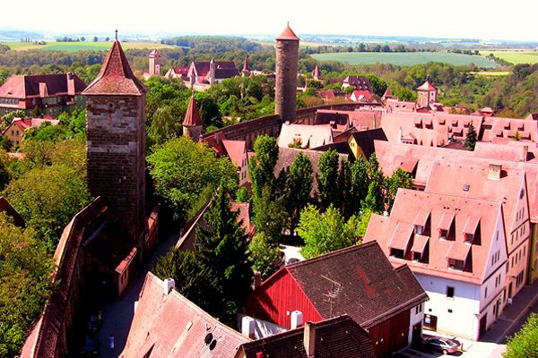 Ротенбург-на-Таубере — город-сказка, существующий наяву Бавария,Германия,Ротенбург
