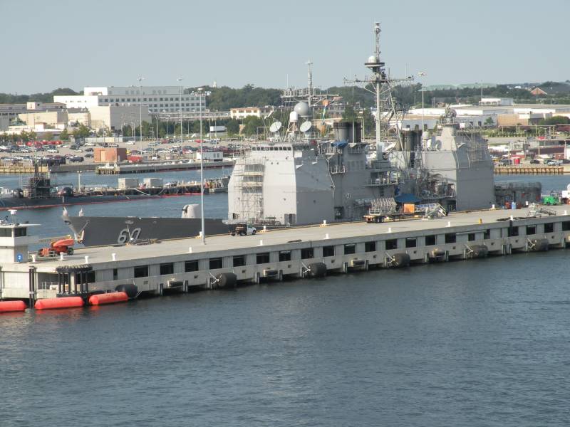 Военно-морская база Норфолк – проплывая мимо вмф