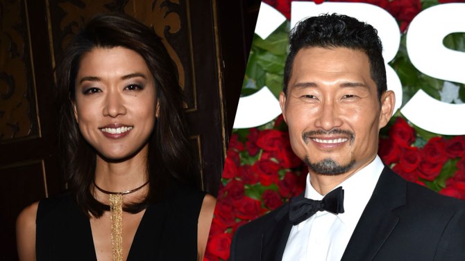 Grace Park and Daniel Dae Kim