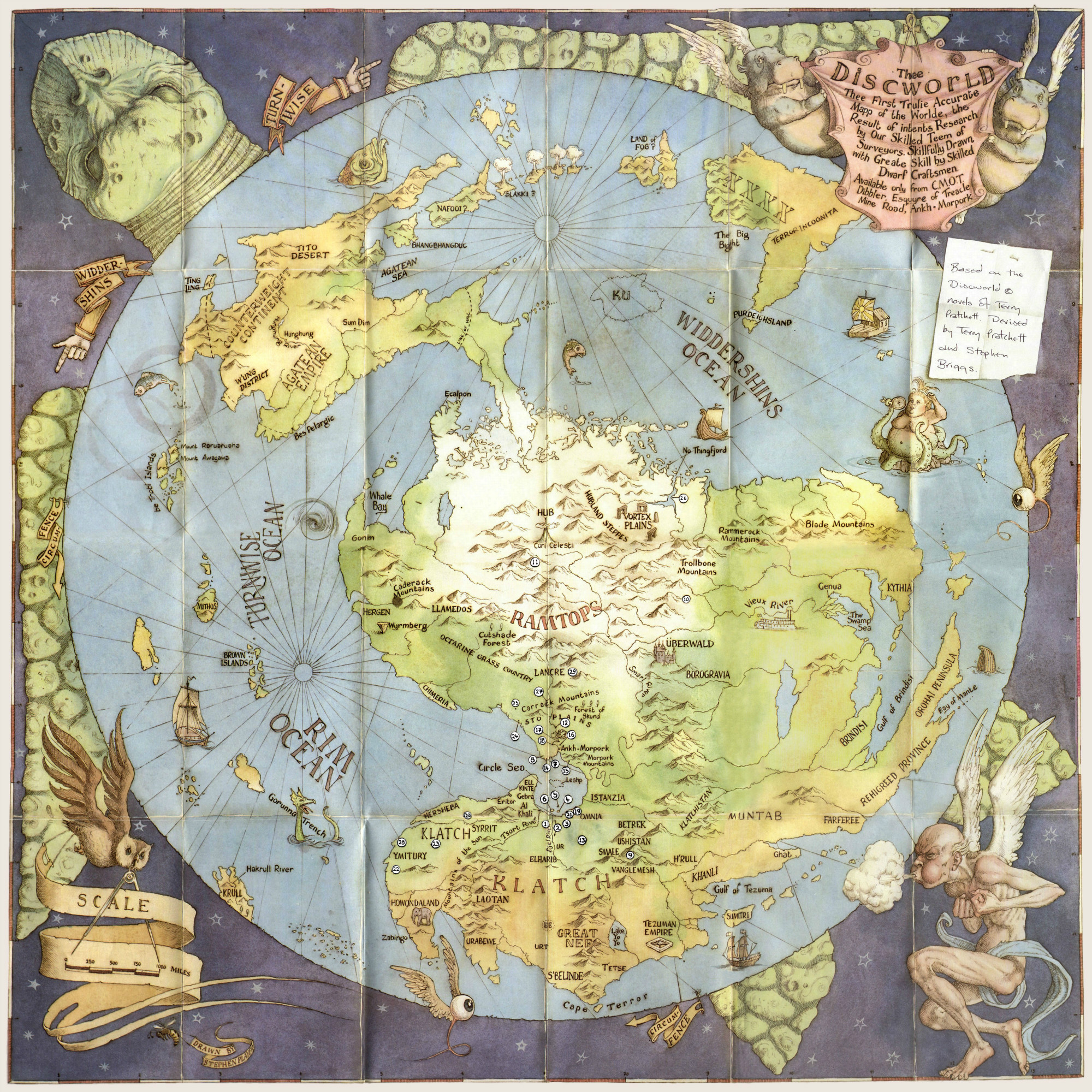 15 великолепных карт несуществующих миров вымышленные миры,интересное,карты,фэнтези