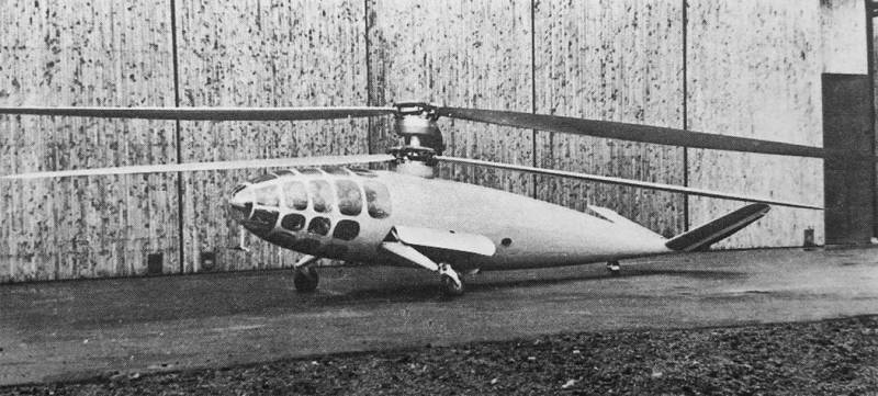 Неудавшийся долгострой. Опытный вертолет Gyroplane G.20 Неудавшийся долгострой. Опытный вертолет Gyroplane G.20 ввс