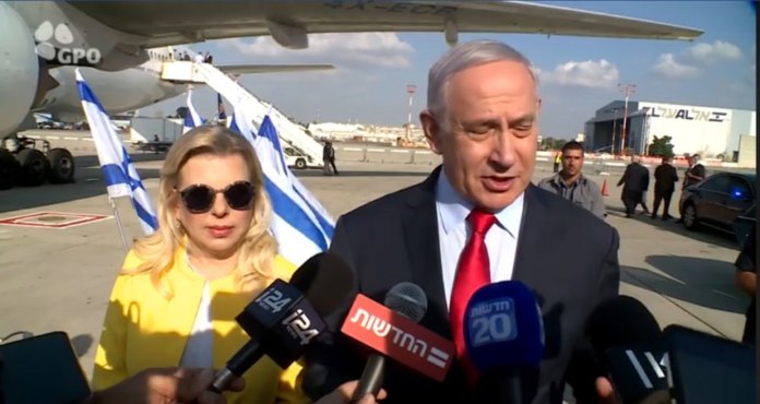 Супруга Нетаньяху устроила скандал на пути в Киев
