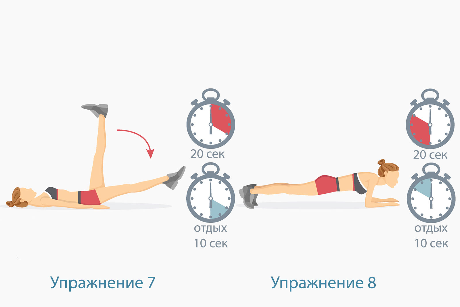 Программа тренировок Табата — упражнение 4