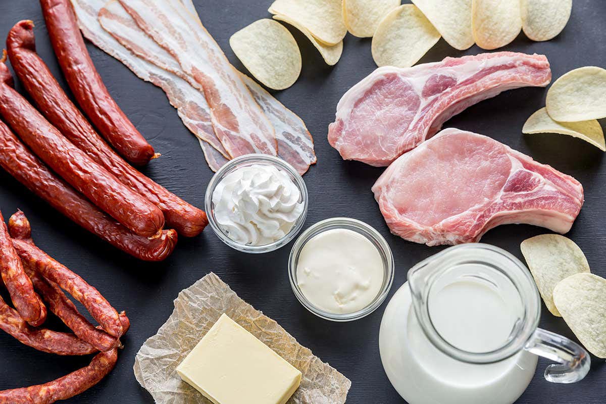Насыщенные жиры в продуктах