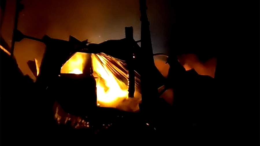 Пожар на пилораме в Новгородской области полностью ликвидирован