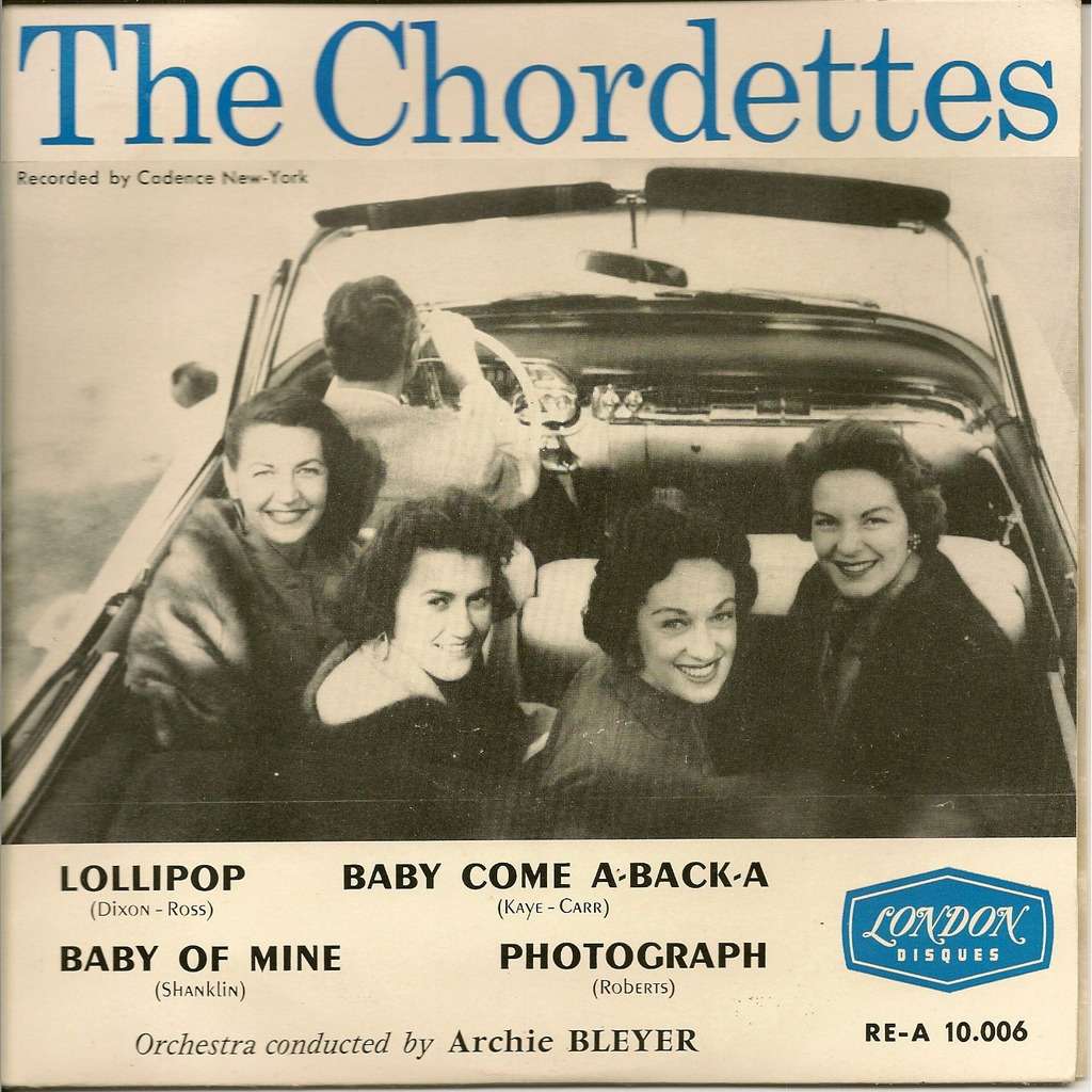 Lollipop by the chordettes lyrics