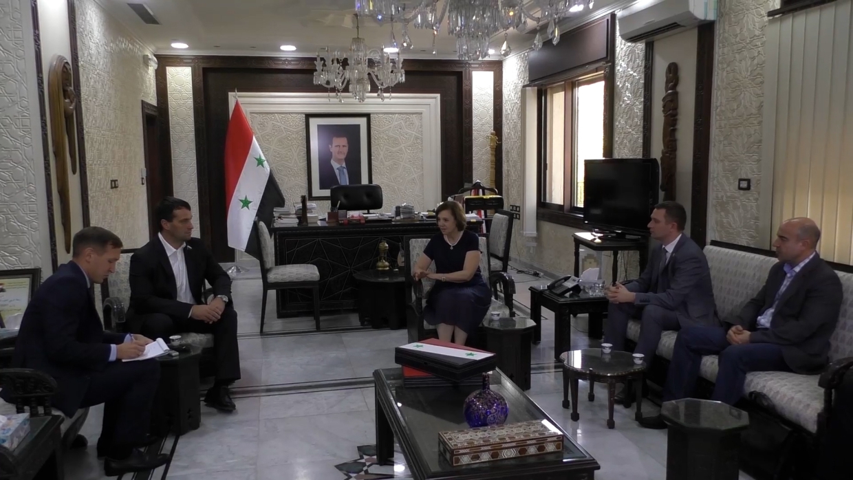 Член комитета Совфеда РФ Исаков встретился с главой Минкульта САР в Дамаске