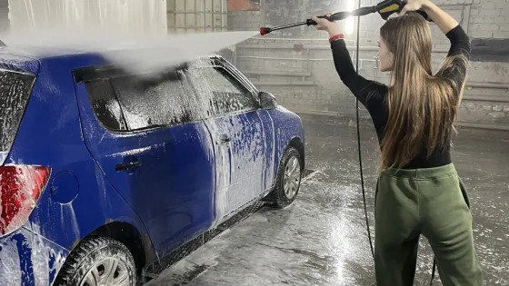 водой или пеной