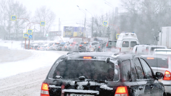 Пробки в Барнауле / Фото: amic.ru