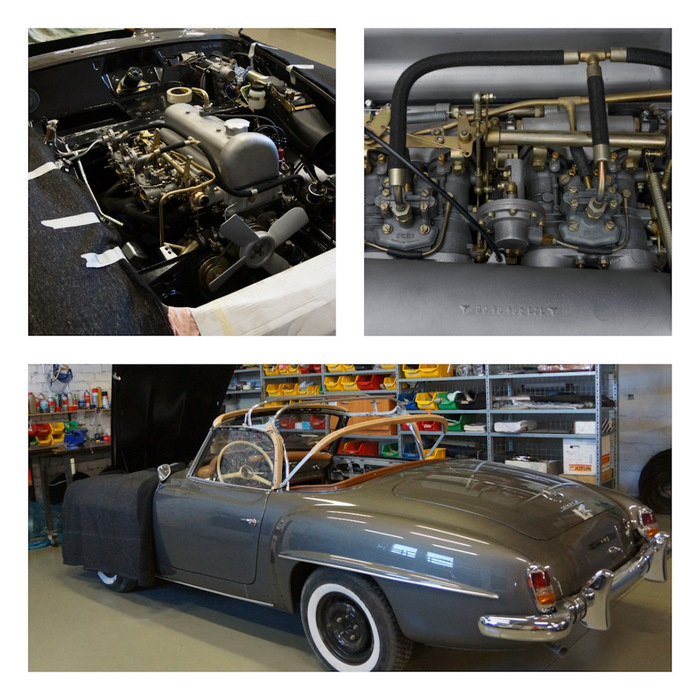 Реставрация Мерседес 190SL W121 Реставрация Мерседес 190SL W121 автосамоделки