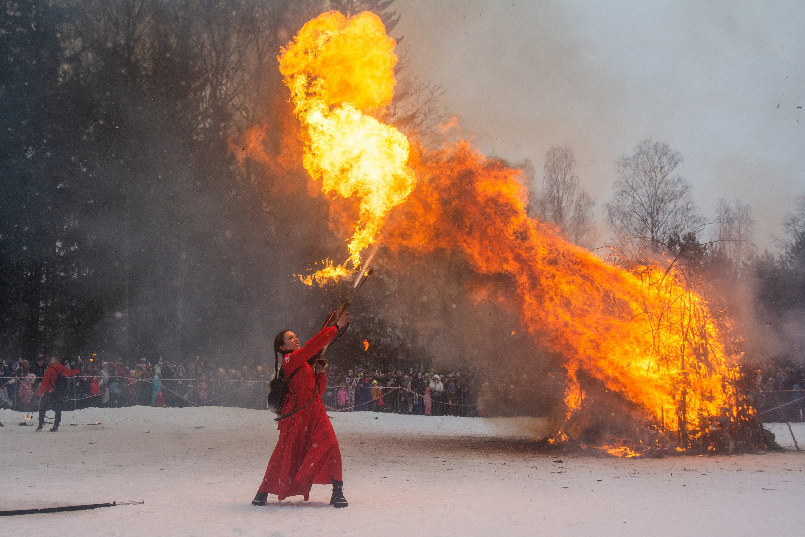Сожжение масленицы картинки