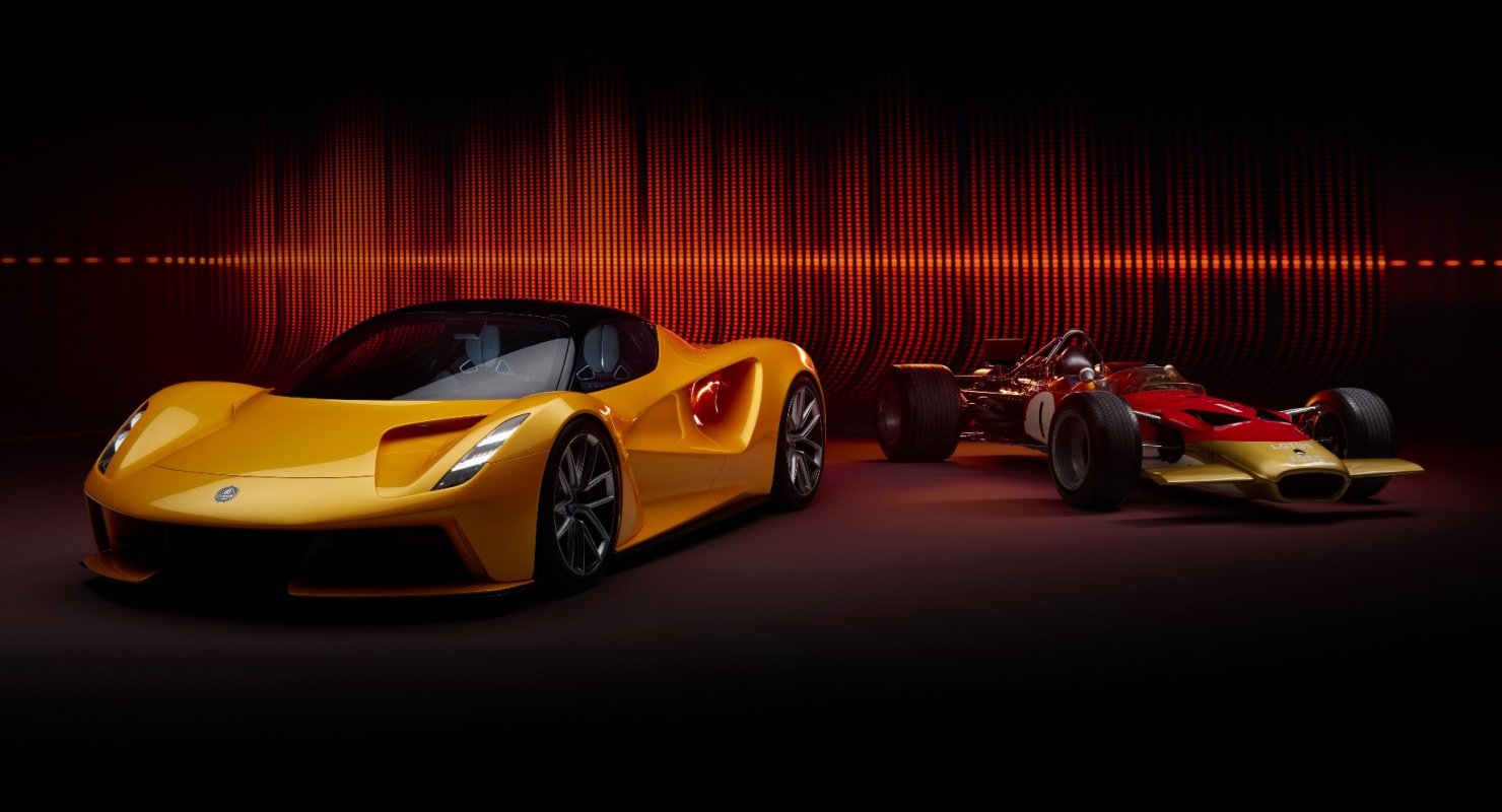 Электрокар Lotus Evija озвучил 54-летний болид Формулы-1 с V8