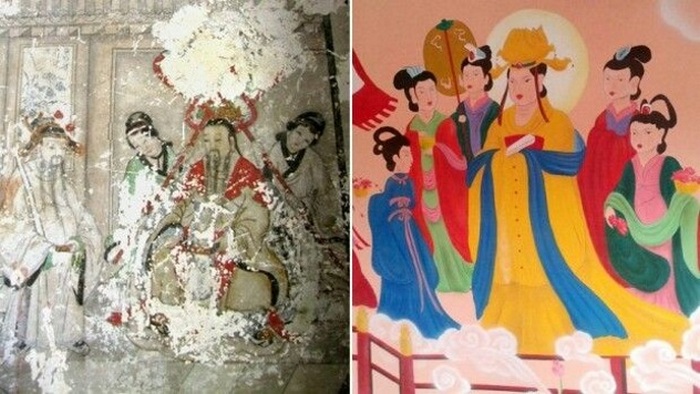 Китайские фрески в Чаояне. Китайские фрески в Чаояне.