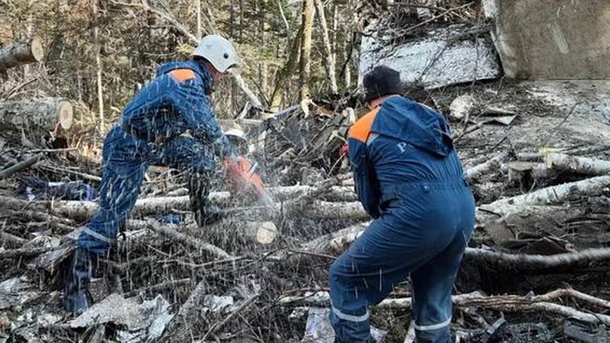 МЧС завершило работы на месте крушения Ан-26 в Хабаровском крае